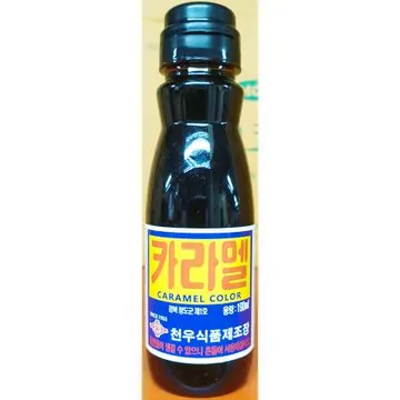 천우식품제조장 카라멜 190ml PET 190g 1개 식자재 업소용 대용량 크라운 모리나가 롯데웰푸드 크라운제과 하오리위안 바다정원 원조 마이쮸 롯데말랑카우