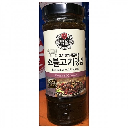 소불고기양념(백설 500g) 1개 식자재 업소용 대용량 백설 식당 소불고기 제이큐 청정원 기타 소불고기양념 이미지