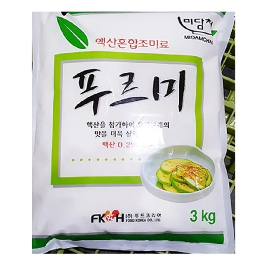 핵산 푸르미(MSG 3K) 업소용 식자재 조미료 맛내기 요리재료 글루탐산나트륨 감칠맛 식당 이미지