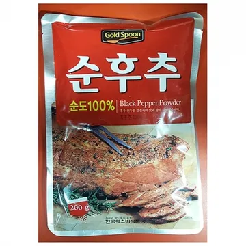 순후추가루(에스비 200g) 5개 식자재 업소용 대용량 이슬나라 태원 태산 흑 오뚜기 영흥 신영 혼합흑 순후추