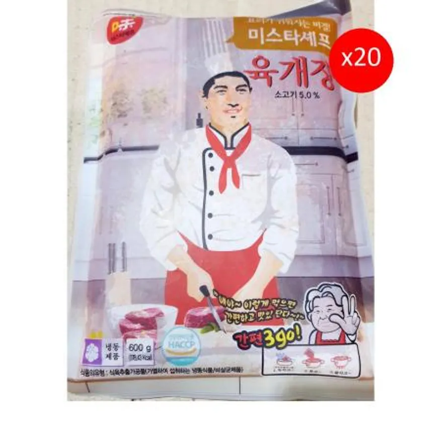 자연든 육개장(600g) X20 식자재 업소용 대용량 이푸드 육개장맛집 부광 이 육개장 복만네 자연든 초원식품 부광식품 이미지