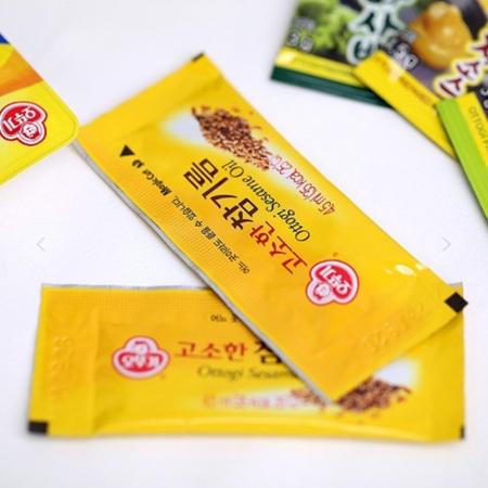 VB 오뚜기 일회용 고소한 참기름 4.5ml 30개 식자재 업소용 대용량 오뚜기