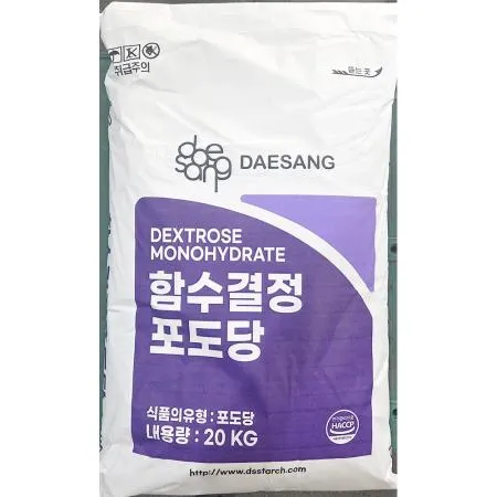 함수결정포도당(대상 20K) 1개 식자재 업소용 대용량 화미 포도당 나우푸드 뉴트리코스트 대량 삼진식품 함수결정 밀 큐원