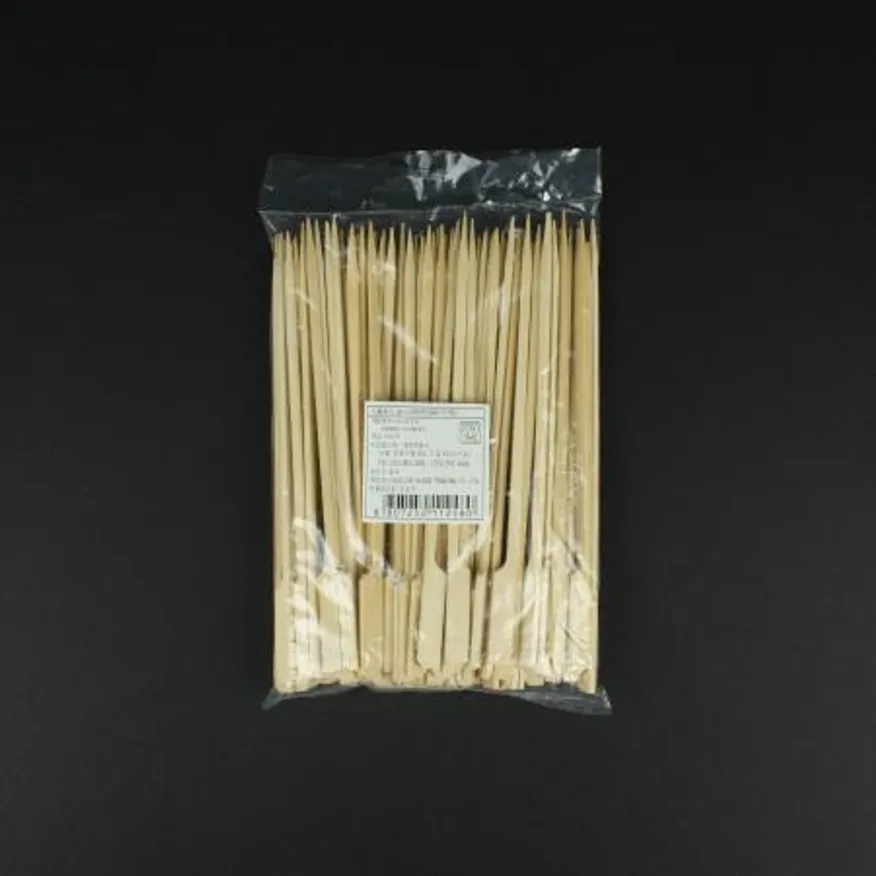 대관령- 손잡이 꼬지대 20cm 100개입 손잡이꼬지 꼬지 꼬치 업소용 대용량 나무꼬치 오뎅꼬치 분식점 일회용꼬치 이미지