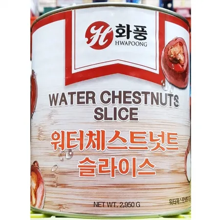 물밤(화풍 마티 2.95K) X6 업소용 식자재 대용량 중식재료 중식당 양장피 요리재료 깐물밤