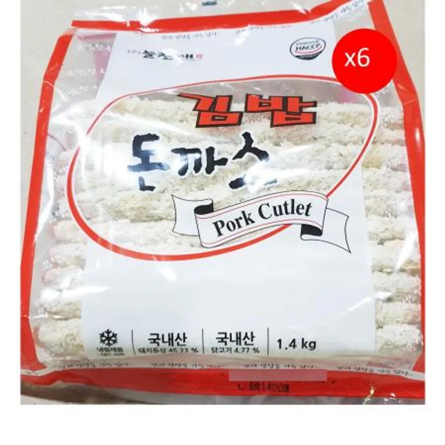돈까스(김밥 늘찬 1.4K 70g x20) X6 이미지