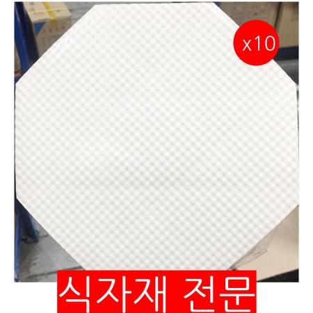 피자패드(대원 9인치 8각 240mm 100매입) X10 피자받침 피자포장 피자용품 일회용품 식당 피자집 업소용 포장재료