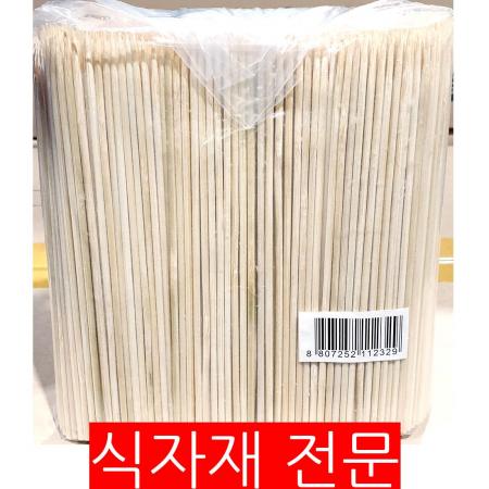 대나무꽂이(15Cmx1000개) 업소용 꼬치 대용량 일회용꼬치 식품포장 조리용품 대나무꼬치 꼬지 식당용