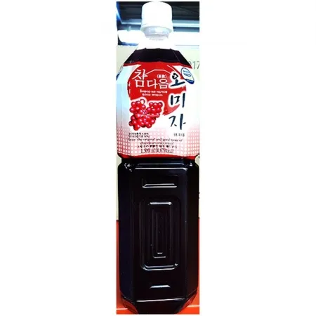 오미자농축액(참다음 1.5L) 1개 식자재 업소용 대용량 참다음 오미자 매실 석류 수정과 식품 아누카사과 오렌지 하늘청