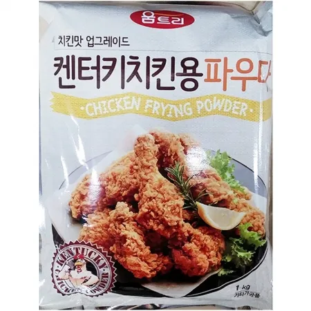 치킨파우더(움트리 1K)X10 튀김가루 치킨튀김가루 튀김파우더 치킨집 업소용 대용량 식자재 치킨튀김 움트리치킨