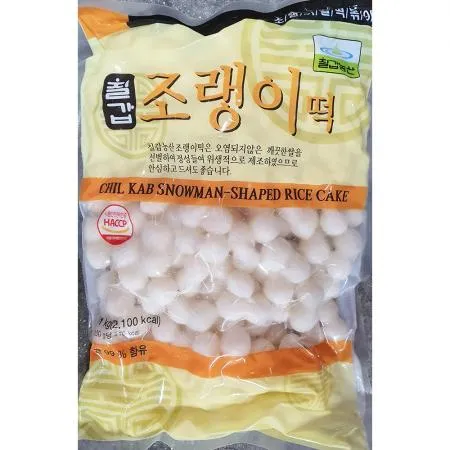 조랭이떡(칠갑농산 냉장 1K) 10개 식자재 업소용 대용량 조랭이 쌀 떡국떡 보성식품 조랭이떡 이미지