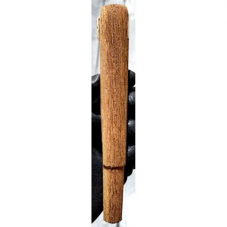 국자자루(나무손잡이) 10개 식자재 업소용 대용량 까오기 중식국자 중식 코카코 국자 기름 서빙스푼 튀김뜰채 쇠 이미지