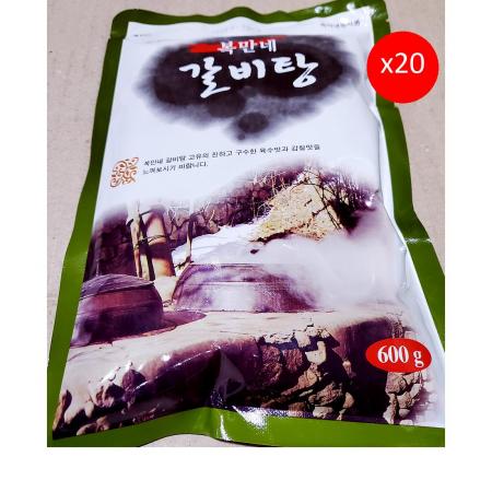 복만네 갈비탕(600g) 20개 식자재 업소용 대용량 복만네 갈비탕 삼보 진한 고향 옛맛 우거지갈비탕 식자재 탕류 이미지