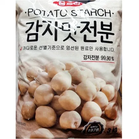 감자전분(움트리 3K) 전분 식자재 업소용 대용량 감자녹말 녹말 농축제 탕수육재료