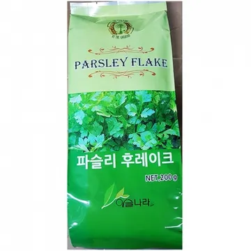 이슬나라 파슬리후레이크 200 1개 식자재 업소용 대용량 이슬나라 쿡앤딱 후레이크 파슬리 자바 셀러드 수입향신료 파슬리후레이크 수입