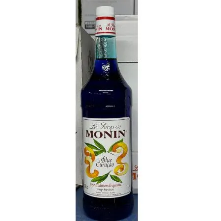 블루큐라소시럽(모닌 1L) 1개 식자재 업소용 대용량 모닌 카파아이엔티 포모나 블루큐라소시럽 블루큐라소 시럽 루틴 마리브리자드 베드렌 이미지