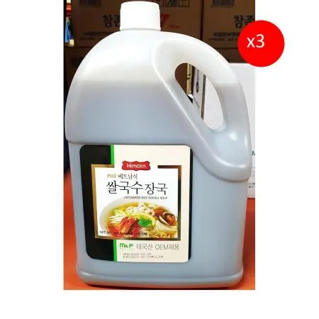 쌀국수장국(MF 4.5L) X3 식자재 아시안레스토랑 베트남음식 동남아식당 대용량 쌀국수 베트남쌀국수 포 쌀국수육수
