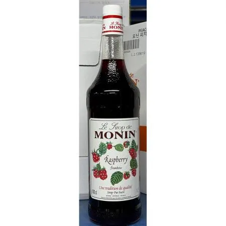 라즈베리시럽(모닌 1L) 1개 식자재 업소용 대용량 모닌 오붐 다보 앤드로스 포모나 본마망 샷 보라티알 루틴 이미지