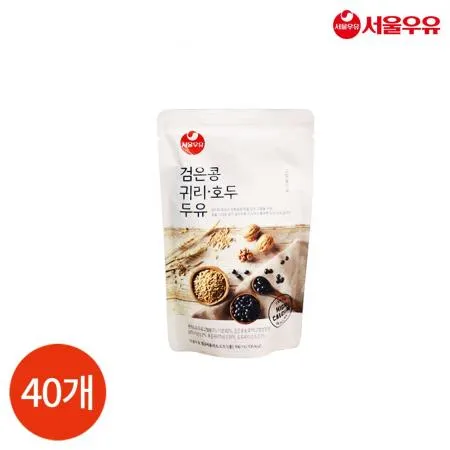 CL 서울우유 검은콩 귀리 호두 두유 190ml x 40개 이미지
