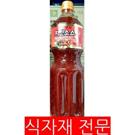 치킨소스(매운맛 HS 2.1K) 식자재 업소용 대용량 매운치킨소스 양념치킨소스 닭강정소스 치킨집 치킨전문점 배달음식 닭요리전문점