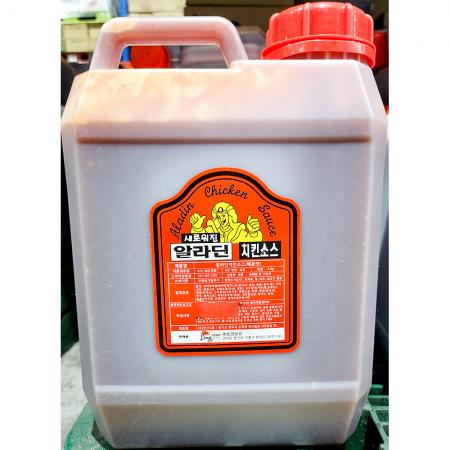 매운양념치킨소스(알라딘 5K) 양념치킨소스 매운소스 닭강정소스 식자재 업소용 대용량 치킨소스 닭요리 치킨집소스