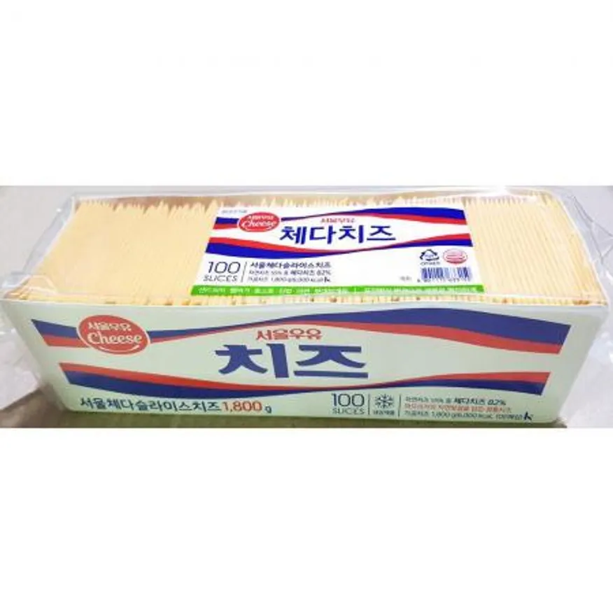 서울 체다슬라이스치즈 (18gx100장)X6 이미지