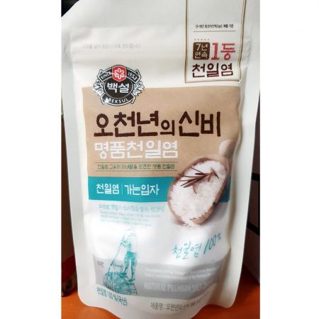 천일염(백설 가는입자 250g)X12 소금 가는소금 요리소금 조미료 식당용 업소용 급식 대량구매
