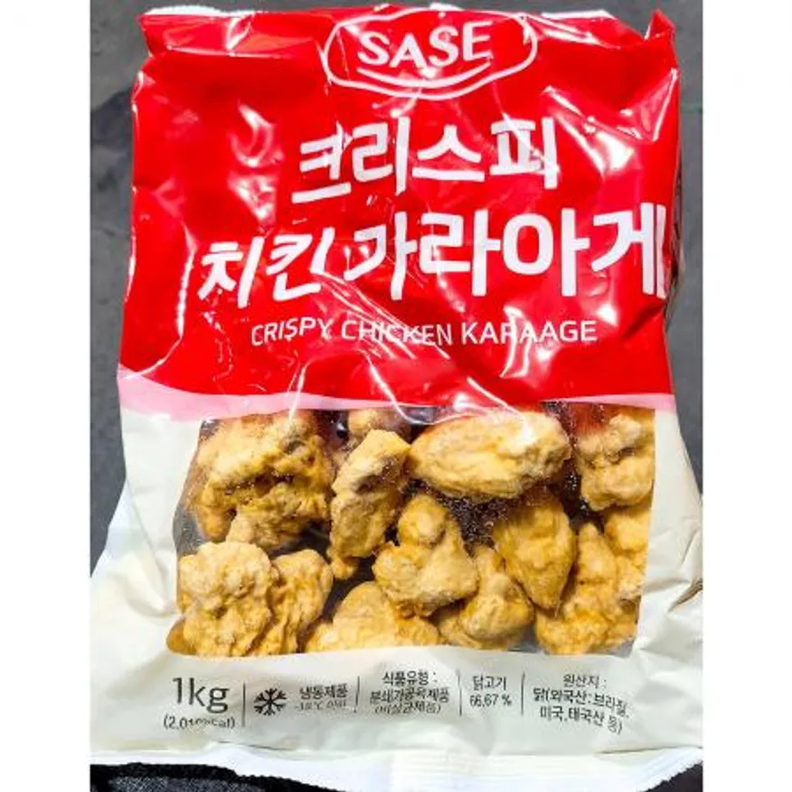 치킨가라아게(사세 크리스피 1K 1개) 식자재 업소용 대용량 하림 마니커 치킨너겟 순살 유익 깐풍기 간식 육 해성 이미지