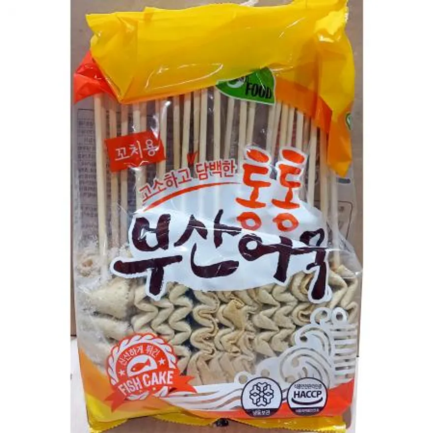 부산사각어묵꼬치(통통 냉동 25개입 800g) X5 부산어묵 사각어묵 어묵꼬치 어묵 오뎅 냉동어묵 분식재료 간식 업소용 식자재 이미지