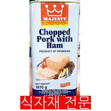 햄캔(마제스티 A급 촙트 1.81K) 1개 식자재 업소용 대용량 부대찌개재료 햄캔 부대찌 노미트햄캔 개 호멜 백설 프라이드 부대햄