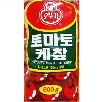 토마토케찹(오뚜기 800g) 1개 식자재 업소용 대용량 오뚜기 하인즈 대상 유기농 노브랜드 동방푸드마스타 무지방 달디단마켓 쯔베르겐