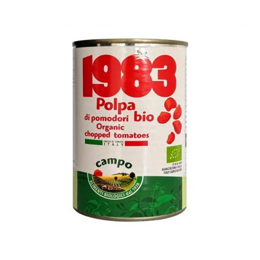 캄포 유기농 촙트토마토 통조림 400g 이미지