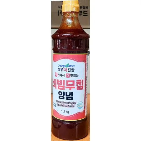 비빔무침양념(청우 1K) 12개 식자재 업소용 대용량 골뱅이 첫맛 더착한푸드 튼튼 대용량 고추장 이미지