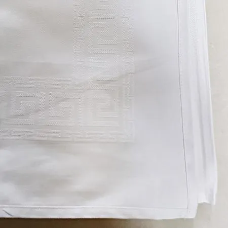 크로스네프킨(흰색 47x47) 린넨냅킨 천냅킨 테이블냅킨 식당냅킨 카페냅킨 호텔냅킨 연회장냅킨 업소용냅킨 테이블웨어 이미지