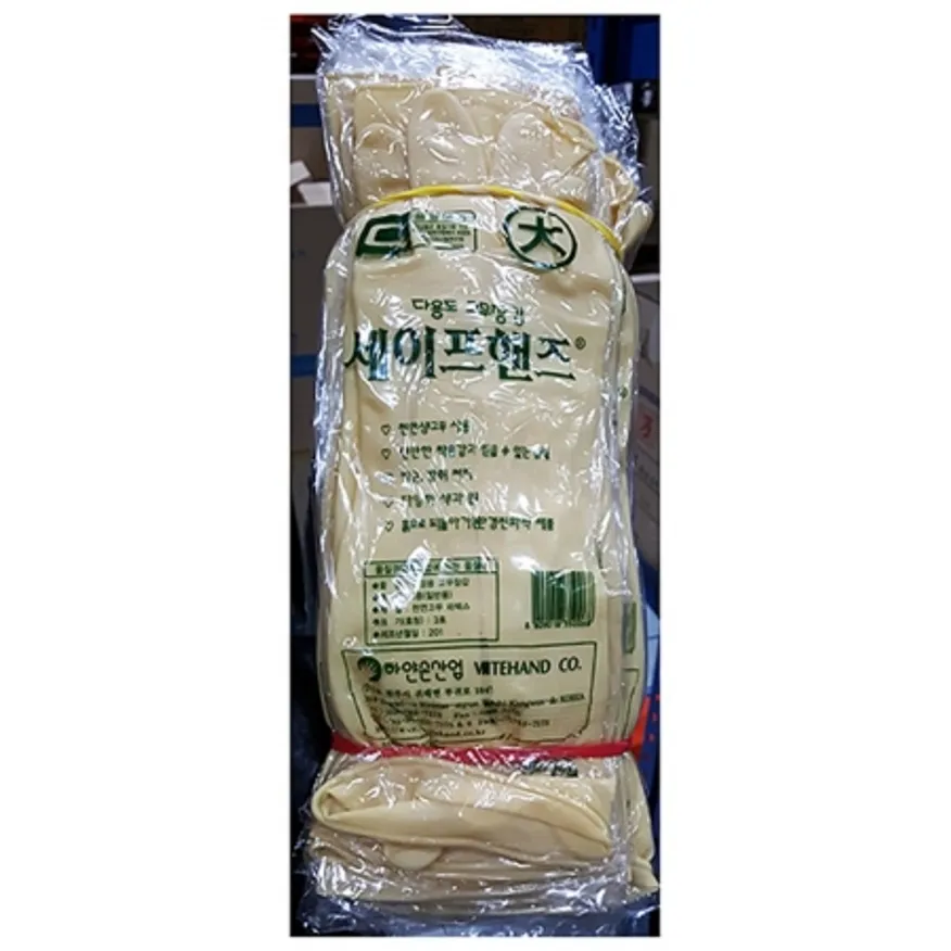 고무장갑(백색 대 세이프 )X10 이미지