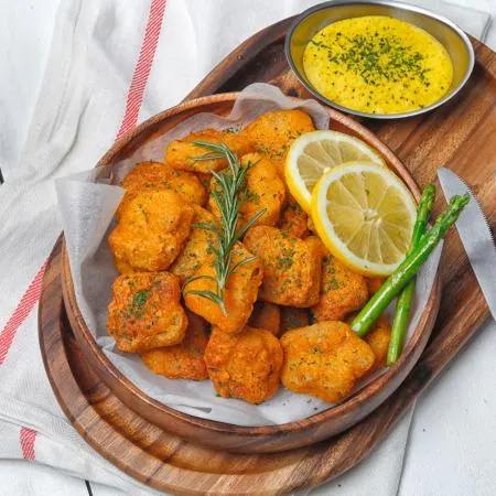 바삭한 치킨너겟 2kg 8개 식자재 업소용 대용량 바삭한 치킨 네모 가람 하가람 꼬치 이미지