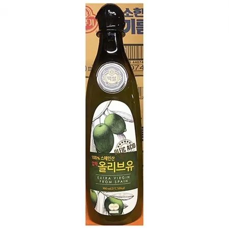 올리브유(백설 0.9L) 12개 식자재 업소용 대용량 코스트코 커클랜드 아몰리바 시에라데유티엘 데체코 파르키오니 올리브유 디쿱 가열용