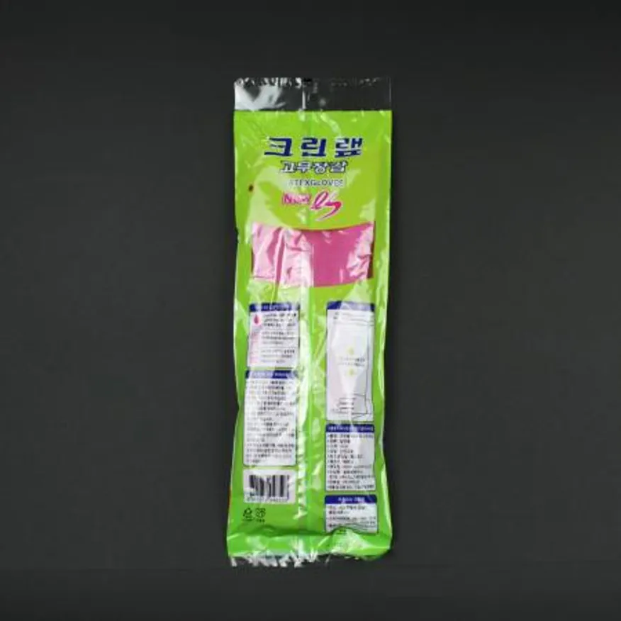 크린랩- 고무장갑 소 분홍 이미지