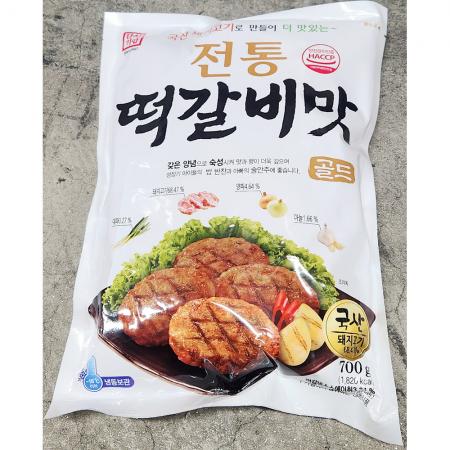 전통떡갈비(한성 16.5g x43개 700g) X10 식자재 업소용 대용량 한성기업 천하일미 삼양 롯데푸드 한성 목우촌 통뼈 웰굿 냉동