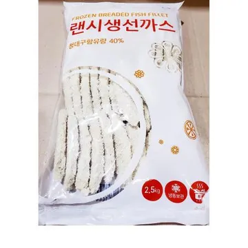랜시푸드 생선까스(50g x50개 2.5K) 식자재 업소용 대용량 랜시 대림 한성기업 즉석식품 한성 식자재 지키미 대림선 국보