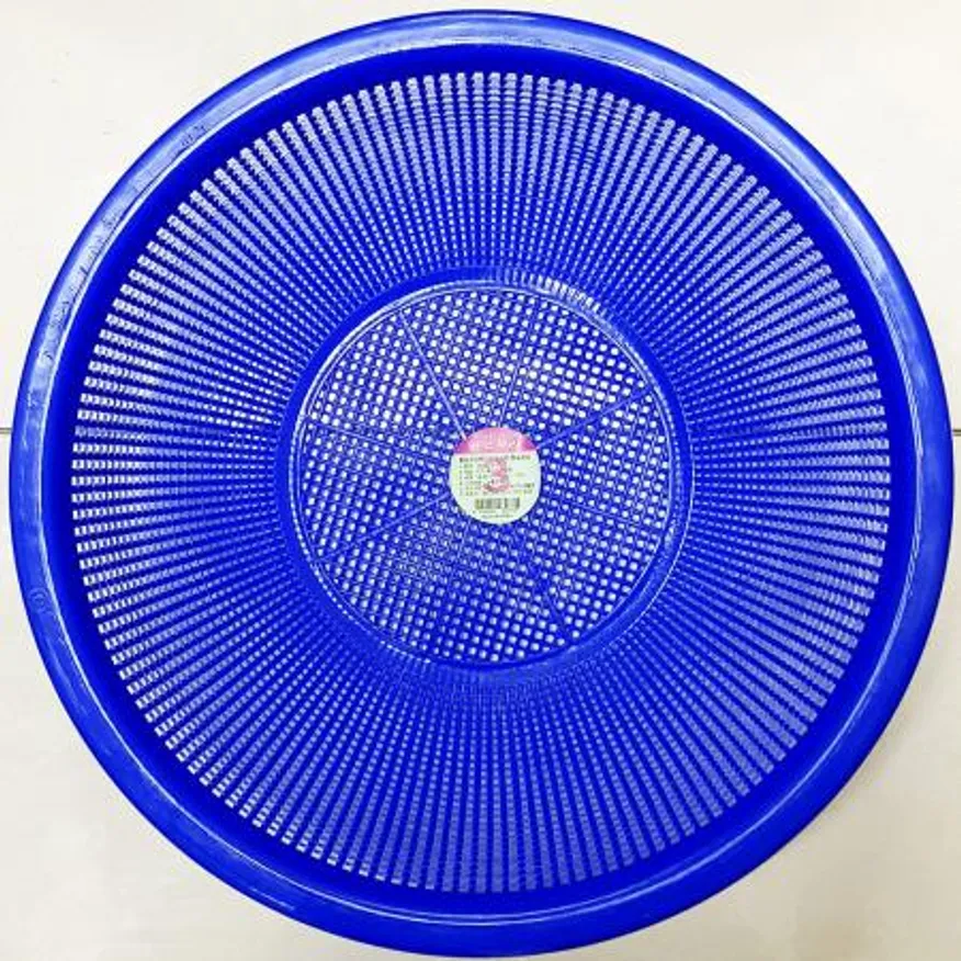 뉴원소쿠리3호(광신화학 33cm 색상랜덤) 소쿠리 플라스틱소쿠리 채반 바구니 업소용소쿠리 식당용 급식용 농산물세척 주방용품 다용도 이미지