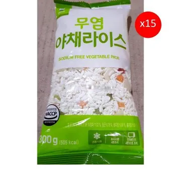 천일 무염야채라이스(300g) 15개 식자재 업소용 대용량 천일 아스파라 랜시푸드 홀파라거스 냉동야채 홀야채 야채 랜시키위 선인
