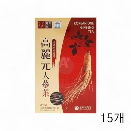 고려원 인삼차 300g (3gX100T) X 15개 식자재 업소용 대용량 고려원 인삼차 - 최저가 사업자 식자재 | 식봄