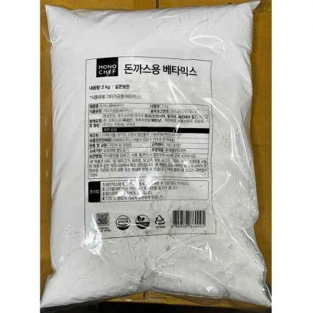 베타믹스(엘에프푸드 돈까스용 2K) 10개 식자재 업소용 대용량 다이찌 화미 쇼켄 이슬나라 다이찌식품 아이엠소스 제일제당 돈까스 금양식품 이미지
