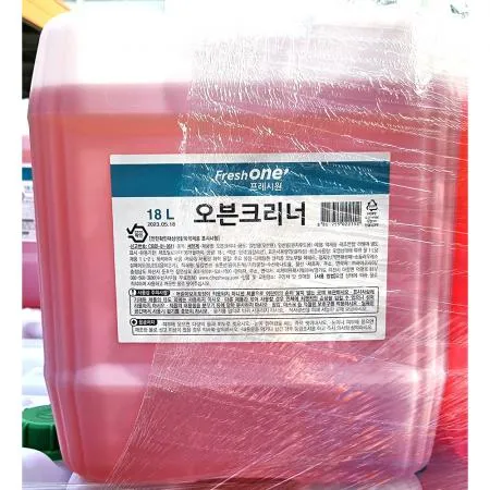 프레시원 오븐크리너(18L) 1개 식자재 업소용 대용량 우녹스 코코즈 마이스토어 랜드마크 아스토니쉬 보현채우미 대박 에코지엥 기름때제거제