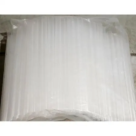 스트로우(원형 12x210mm 200입 버블티용) 1개 식자재 업소용 대용량 일회용 스타벅스 슬라이드 옥수수 버블티빨대 메가 개별포장 세척솔이 일자