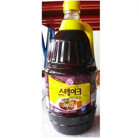 스테이크소스(오뚜기 2.1K)X6 업소용 식자재 육류소스 양식소스 바베큐소스 레스토랑 스테이크전문점 대용량