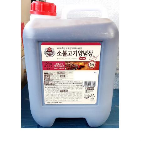 소불고기양념(백설 10K) 업소용 대용량 불고기양념 고기양념 소불고기소스 한식당 정육점