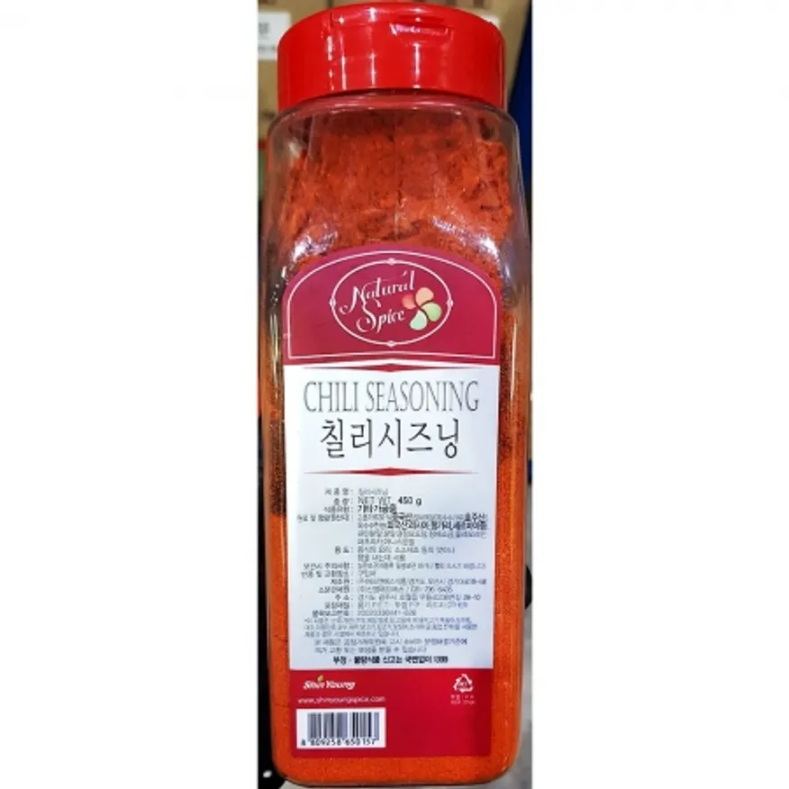 신영상회 칠리 시즈닝 450g 12개 식자재 업소용 대용량 신영상회 칠리 똠얌 이슬나라 이슬 태원 코람 식자재 모라독 이미지