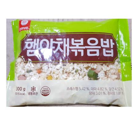 천일식품 햄야채볶음밥(300g) 1개 식자재 업소용 대용량 천일식품 볶음밥 가오리무침 천일 야채볶음밥 볶음밥잘하는집 햄야채 냉동밥 야채 이미지